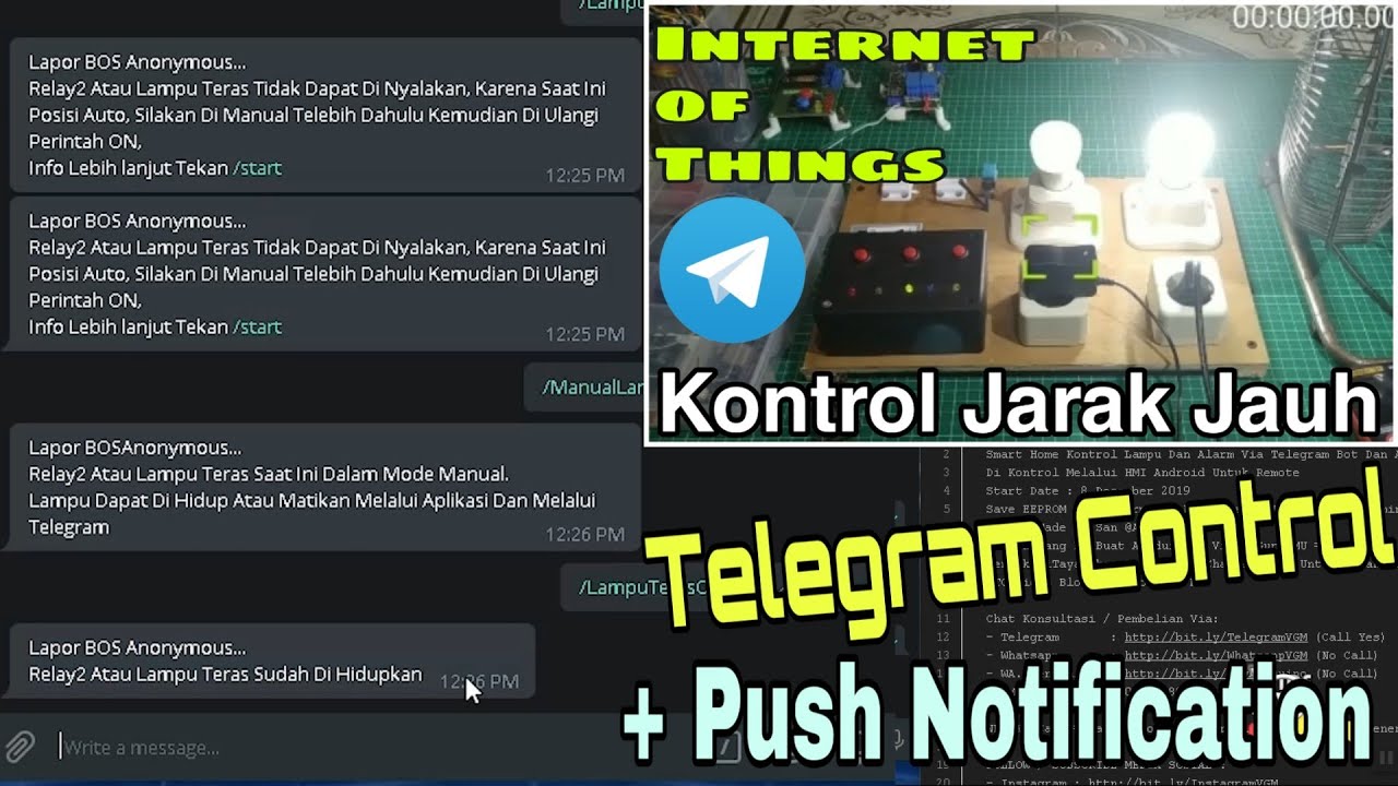 telegram bot dengan koneksi database